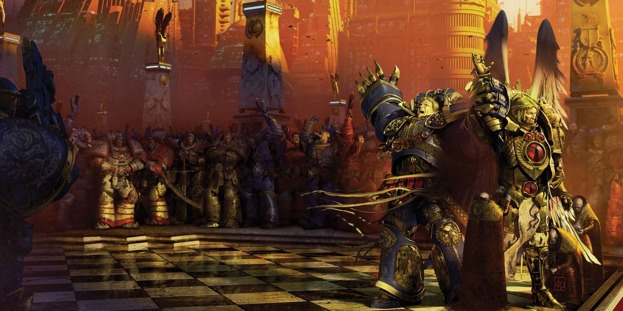 Warhammer 40,000: All Of The Primarchs Together In Victory