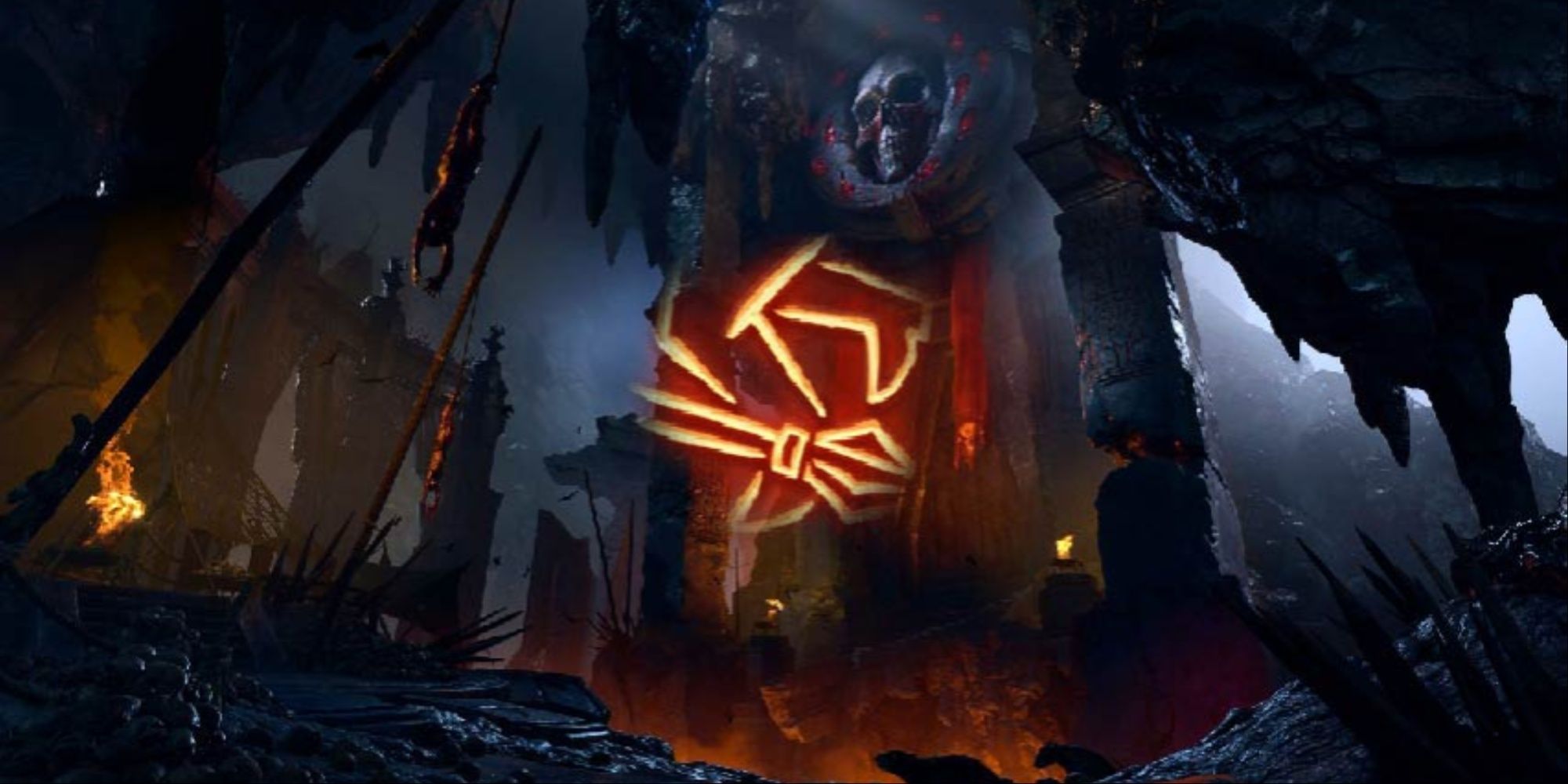 The icon for the Trip Attack maneuver in Baldur's Gate 3