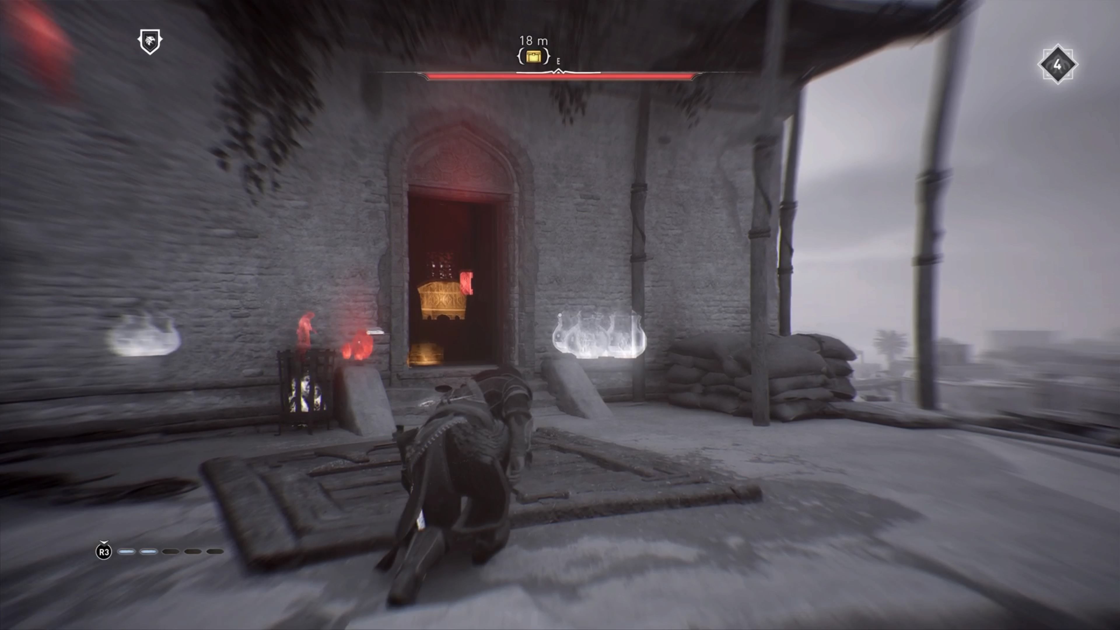 Qasr Salih gear chest found inside room in Assassin's Creed Mirage