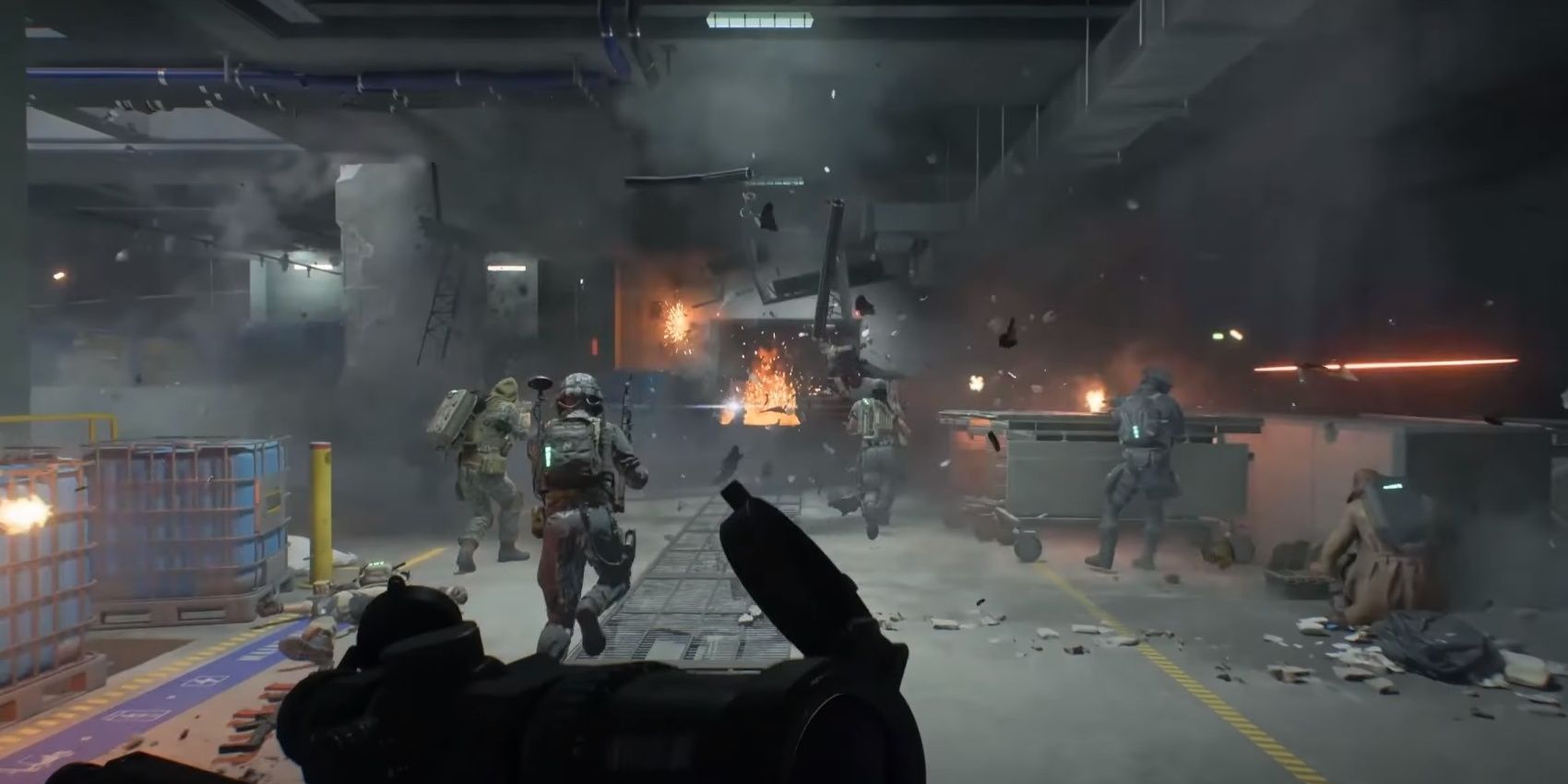 redacted map gun battle with squad battlefield 2042