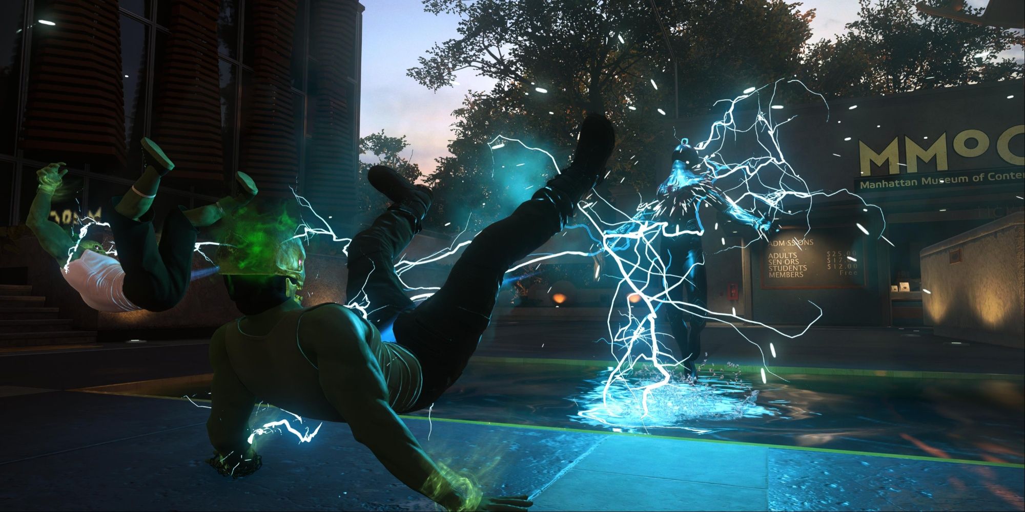 Miles performing the Reverse Flux ability in Marvel's Spider-Man 2