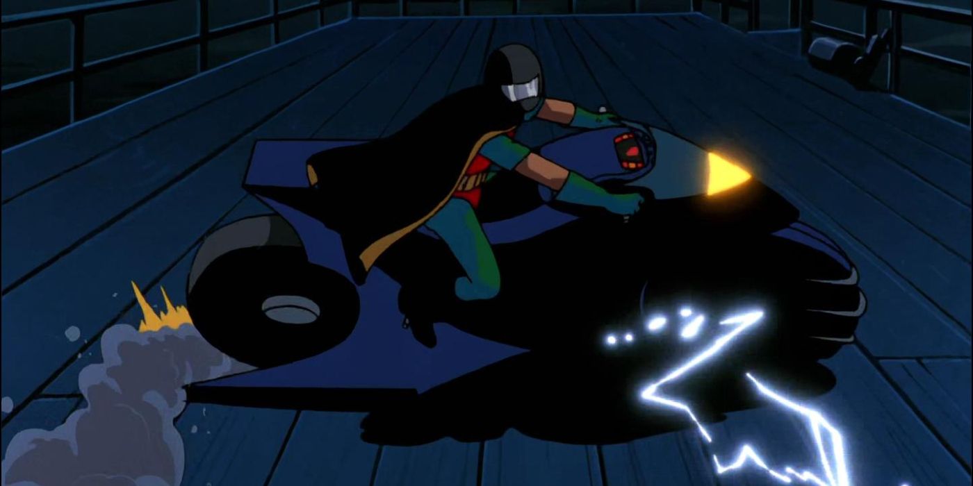 Robin Drifting On Dock Pier To Fight Tony Zucco