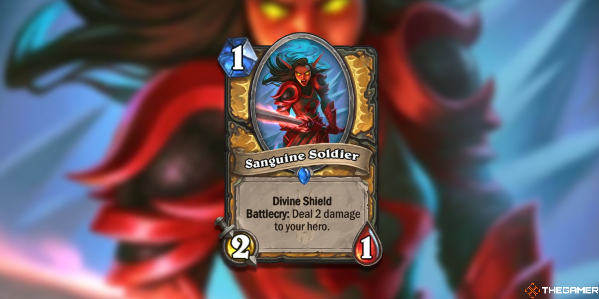 Sanguine Soldier Hearthstone Card