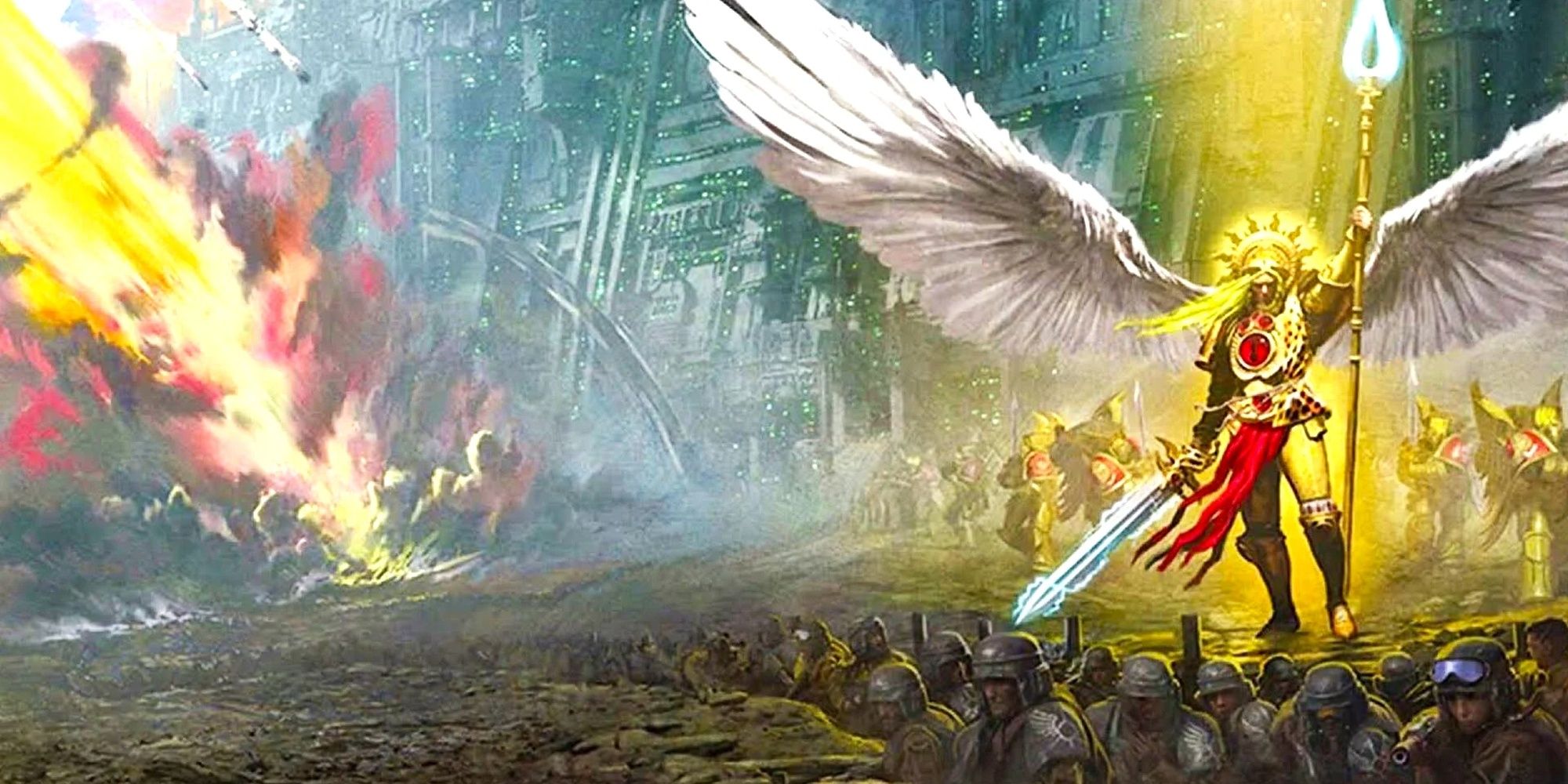 Warhammer 40,000: Sanguinus Leading The Armies Of The Imperium