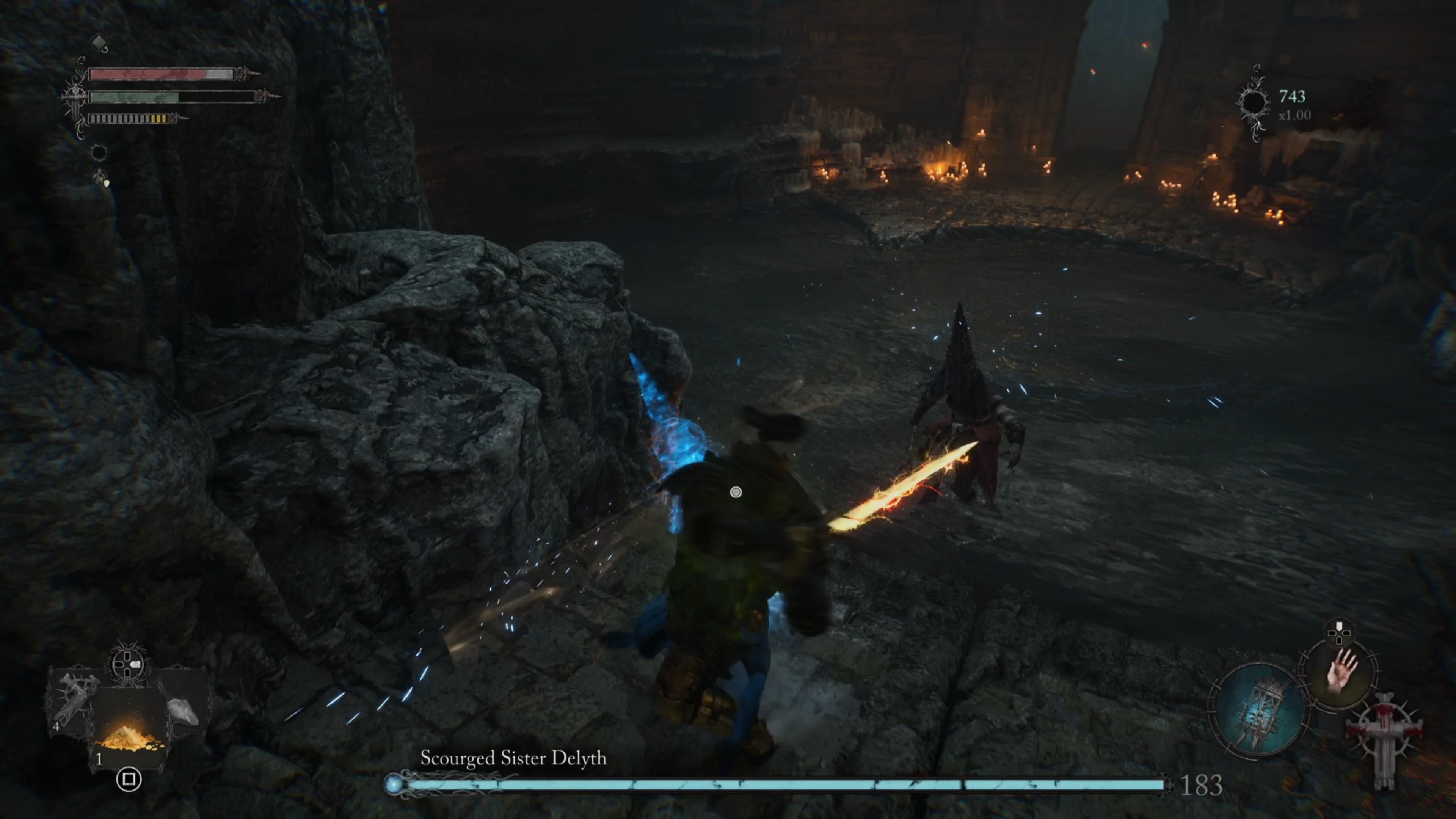 Scourged Sister Delyth's soul sucked out during boss fight