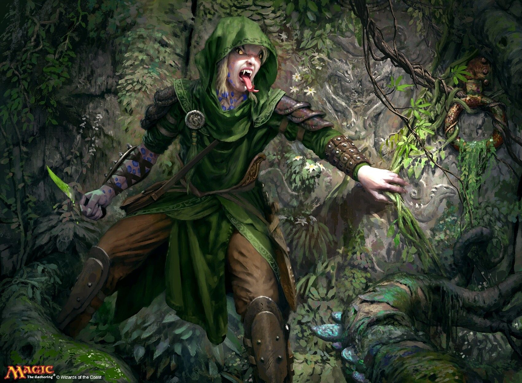 A Rogue Deep In The Woods in dnd