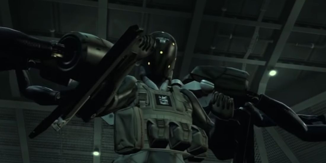 Screaming Mantis boss in Metal Gear Solid 4