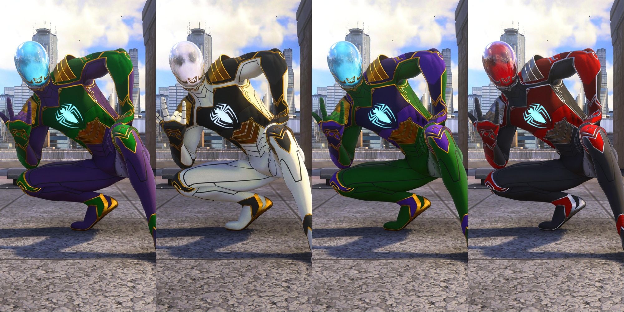 The Smoke and Mirrors suit from Marvel's Spider-Man 2