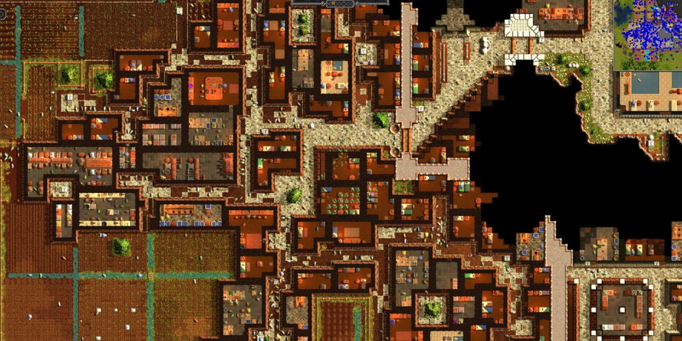 Song of Styx overhead view of a densely populated area