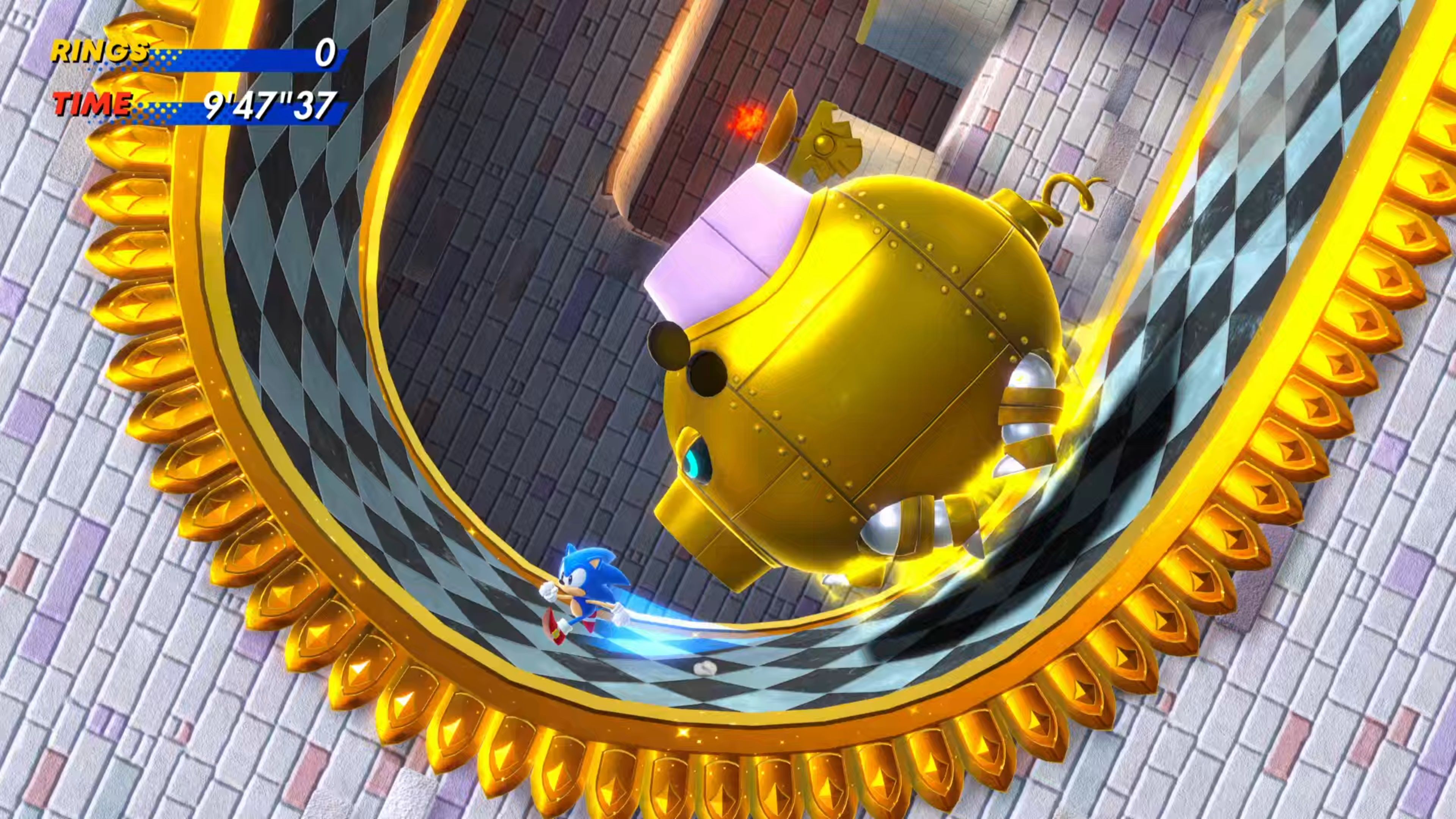 Sonic-Superstars-Golden-Capital-Piggy-Bank-Rotating-Stage