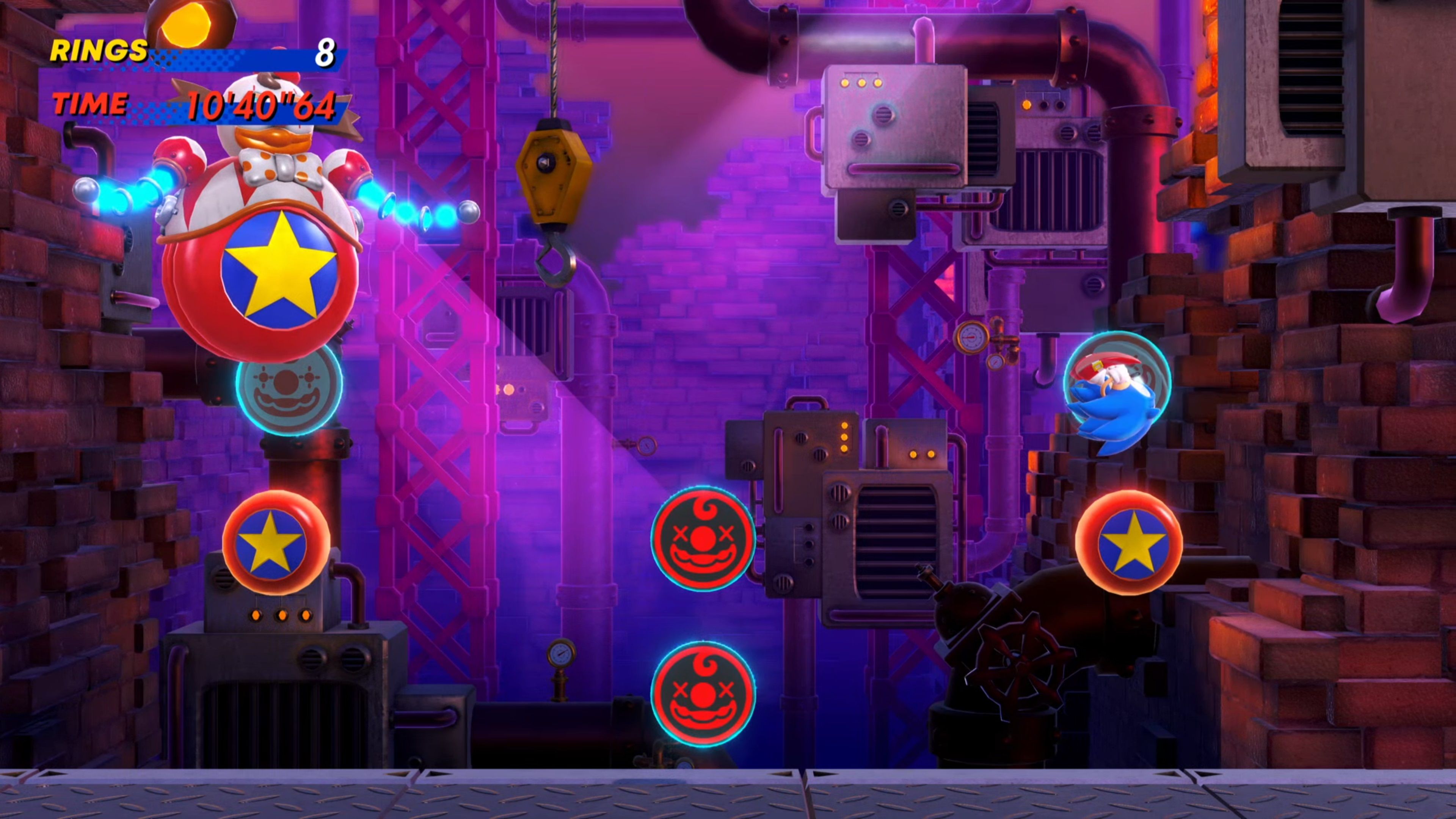 Sonic-Superstars-Pinball-Carnival-Clown-Flipping-Signs-1