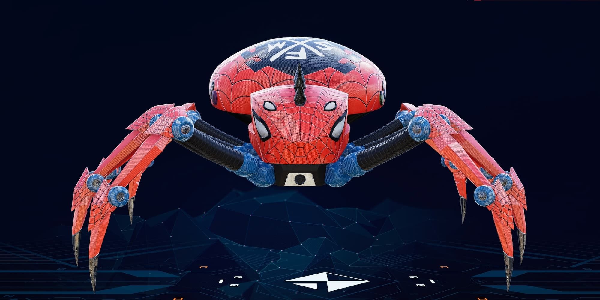 The Spider-Punk Spider-Bot in Spider-Man 2.