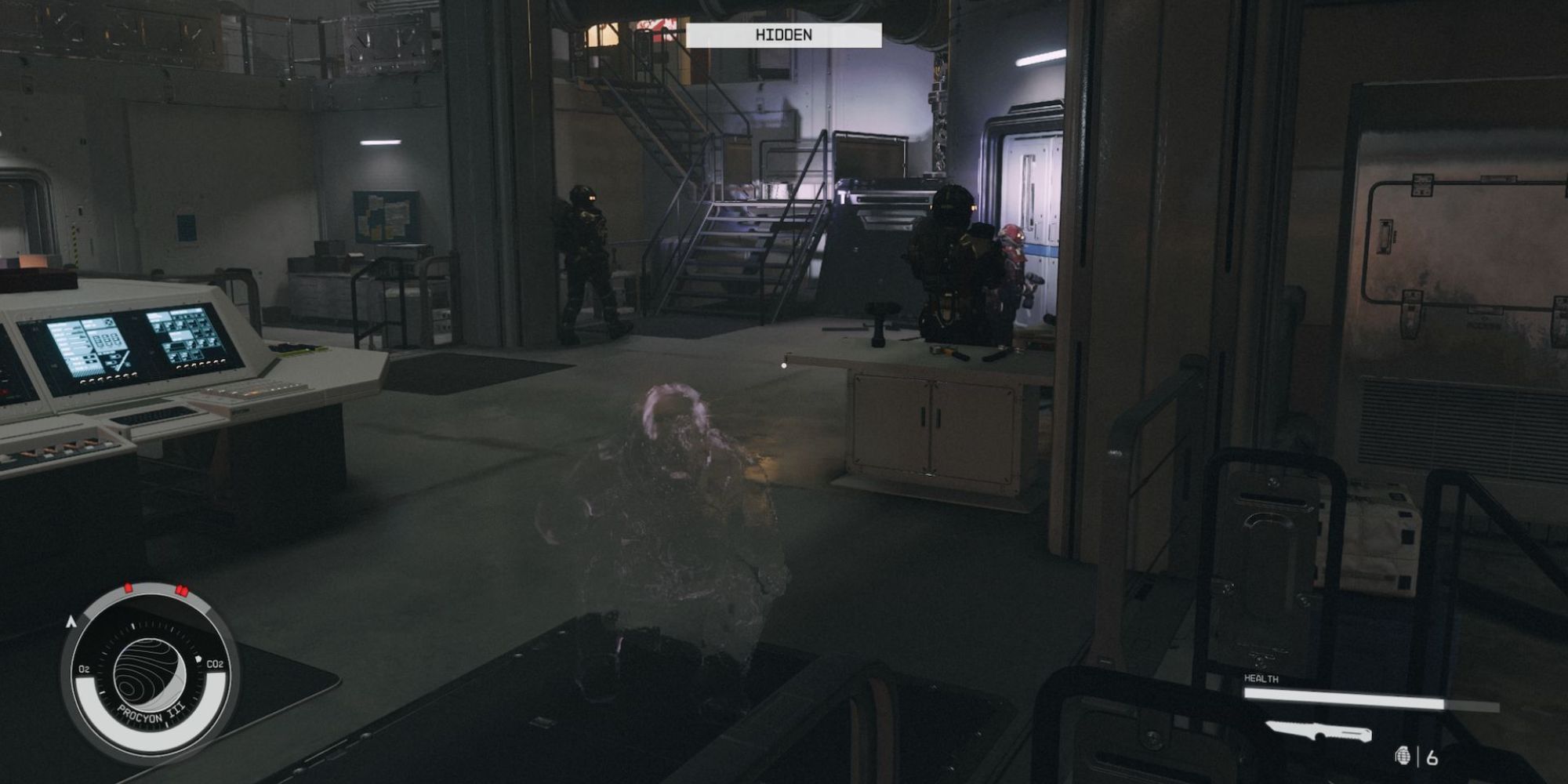 Starfield character invisible while near enemies
