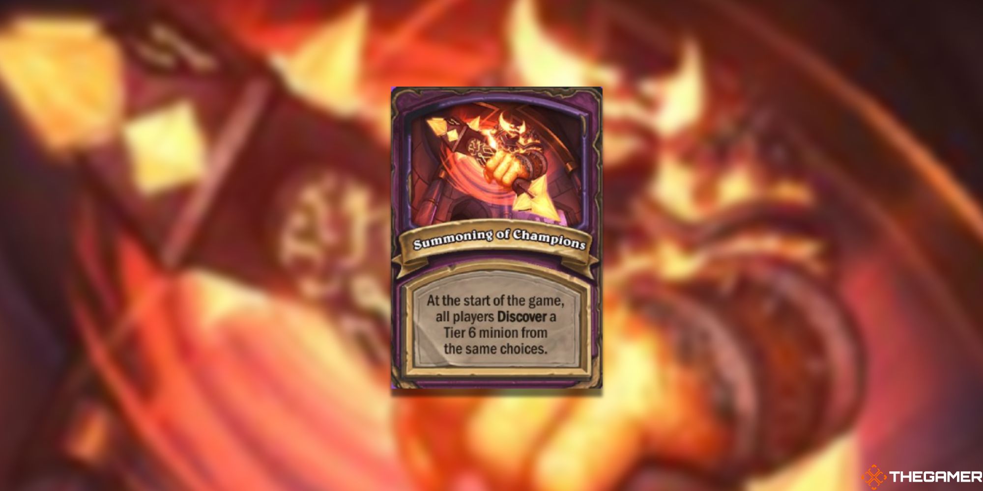 Summoning of Champions Hearthstone Battlegrounds Anomaly