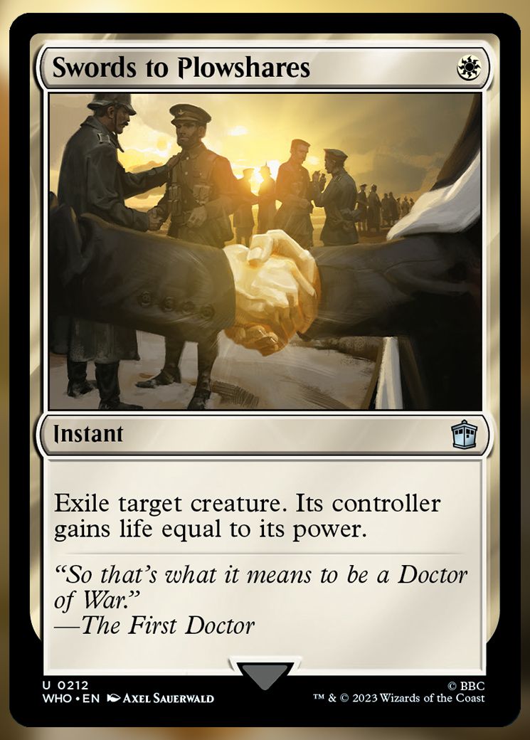 Swords to Plowshares