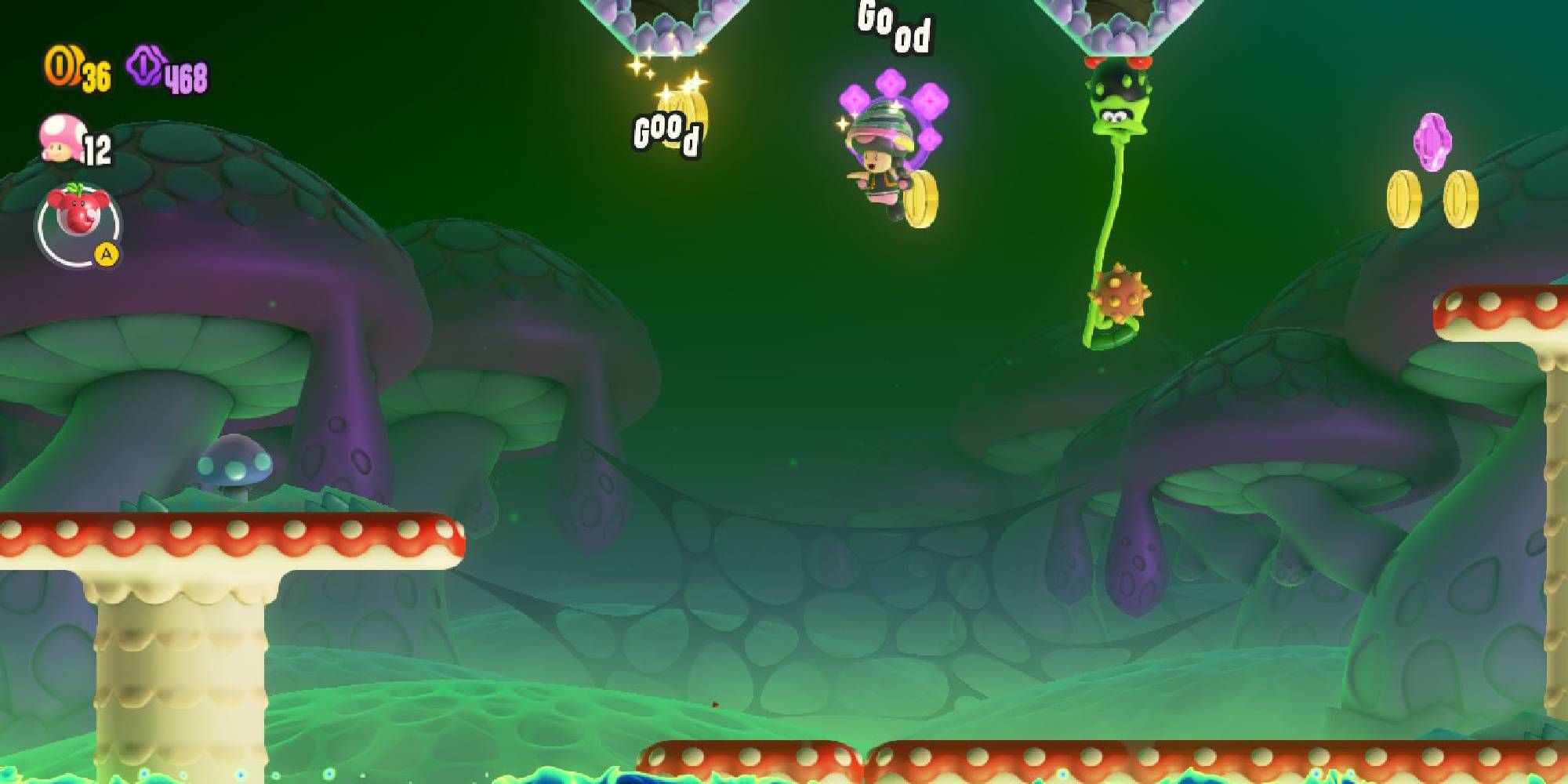 super mario wonder drill toadette and tailies