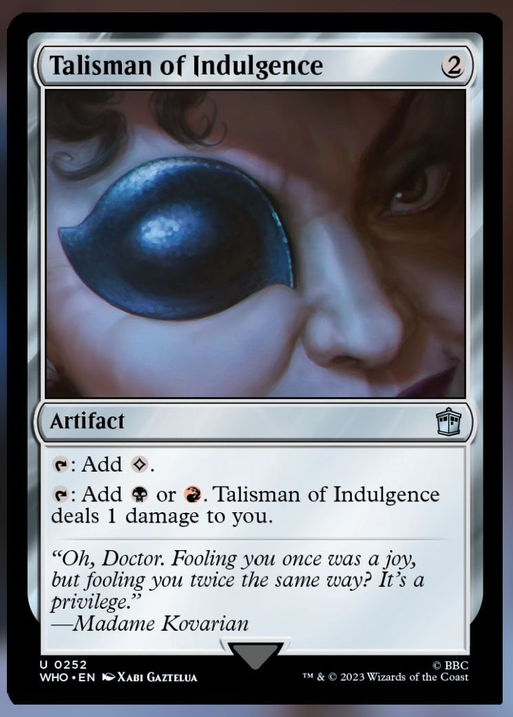 Talisman of Indulgence