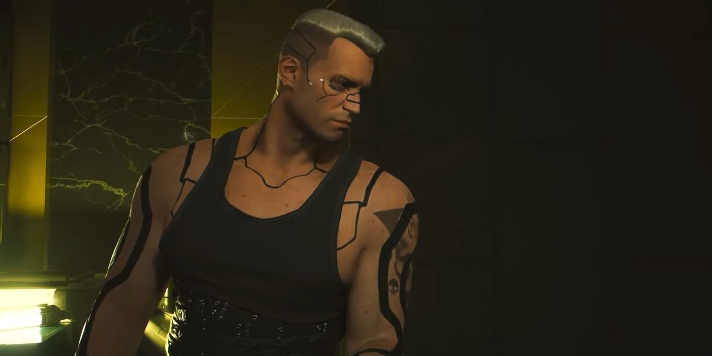 Talking to Yuri in the Balls To The Wall quest in Cyberpunk 2077 Phantom Liberty