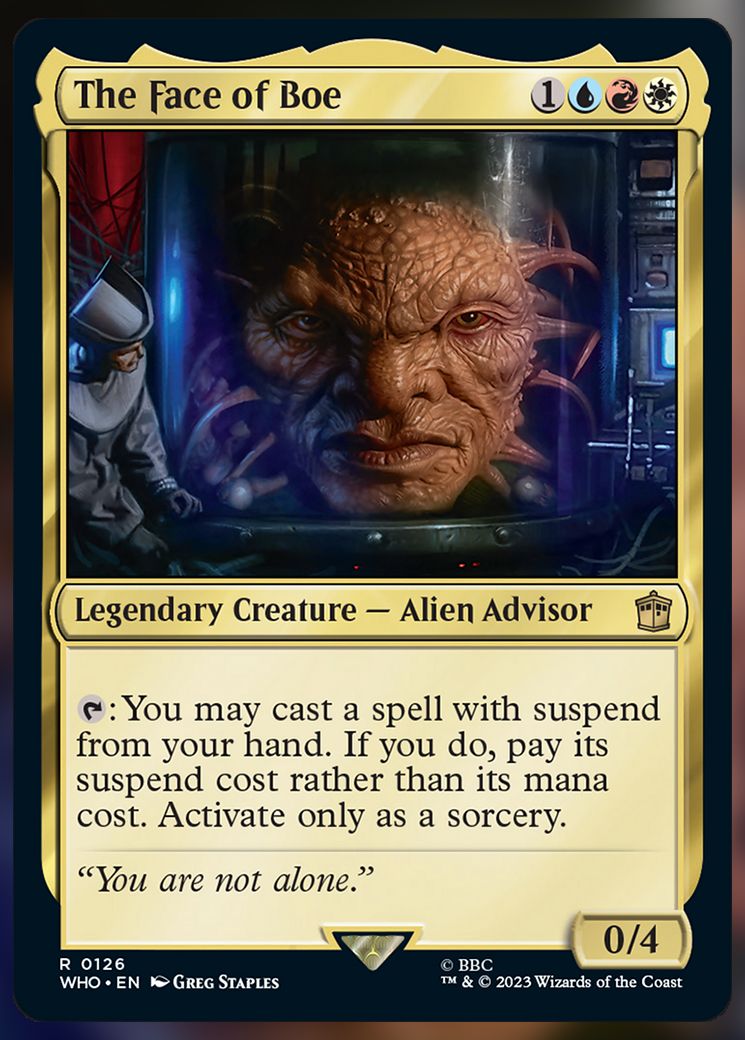 The Face of Boe