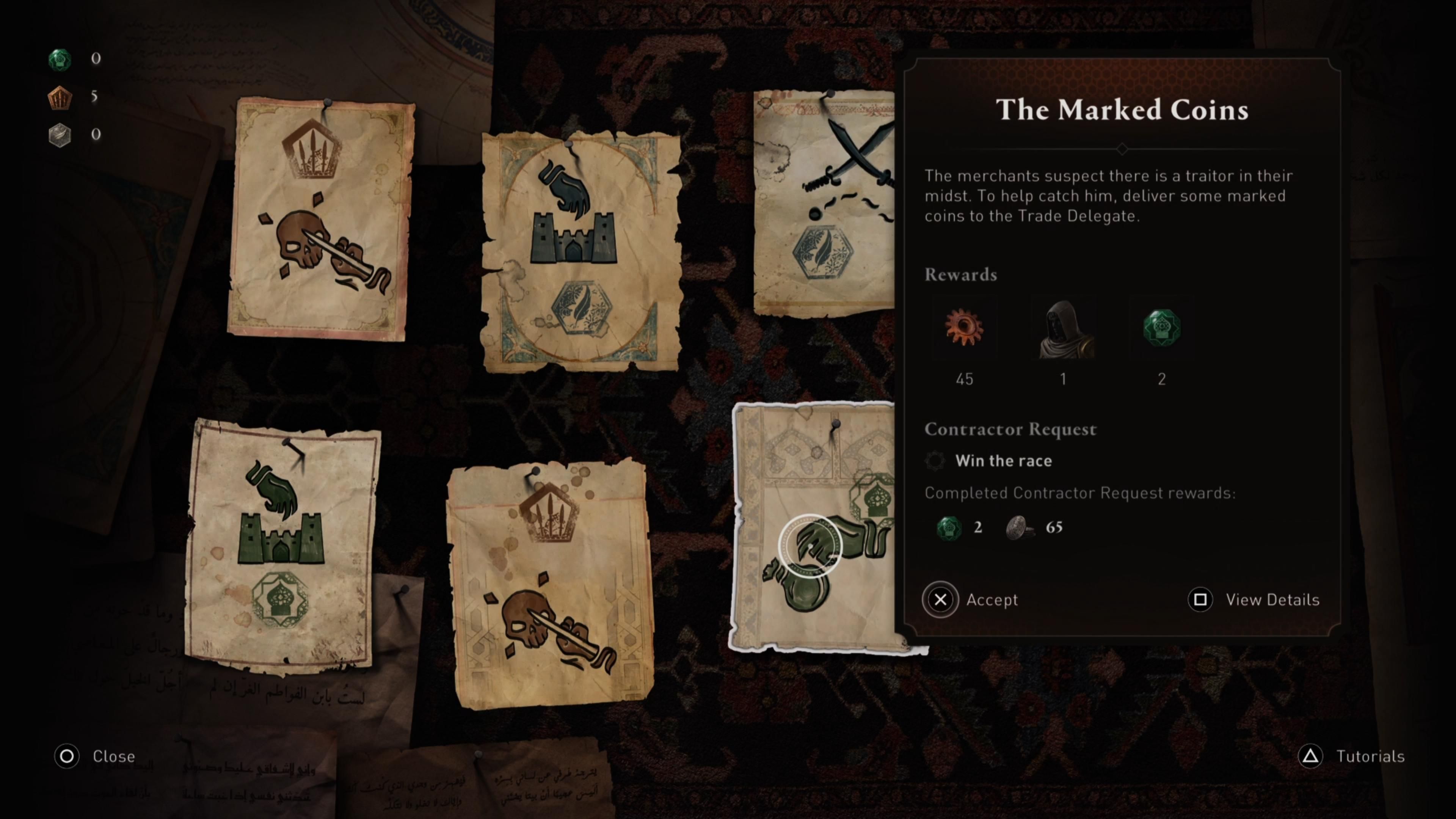 The Marked Coins Contract in Assassin's Creed Mirage