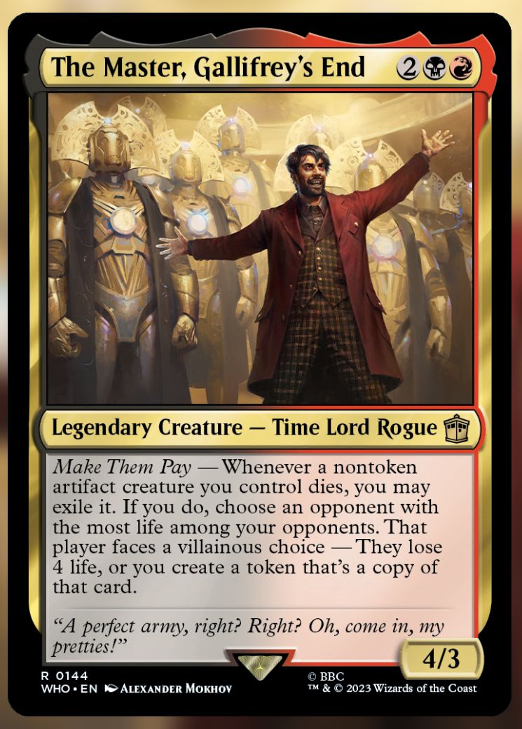 The Master, Gallifrey's End