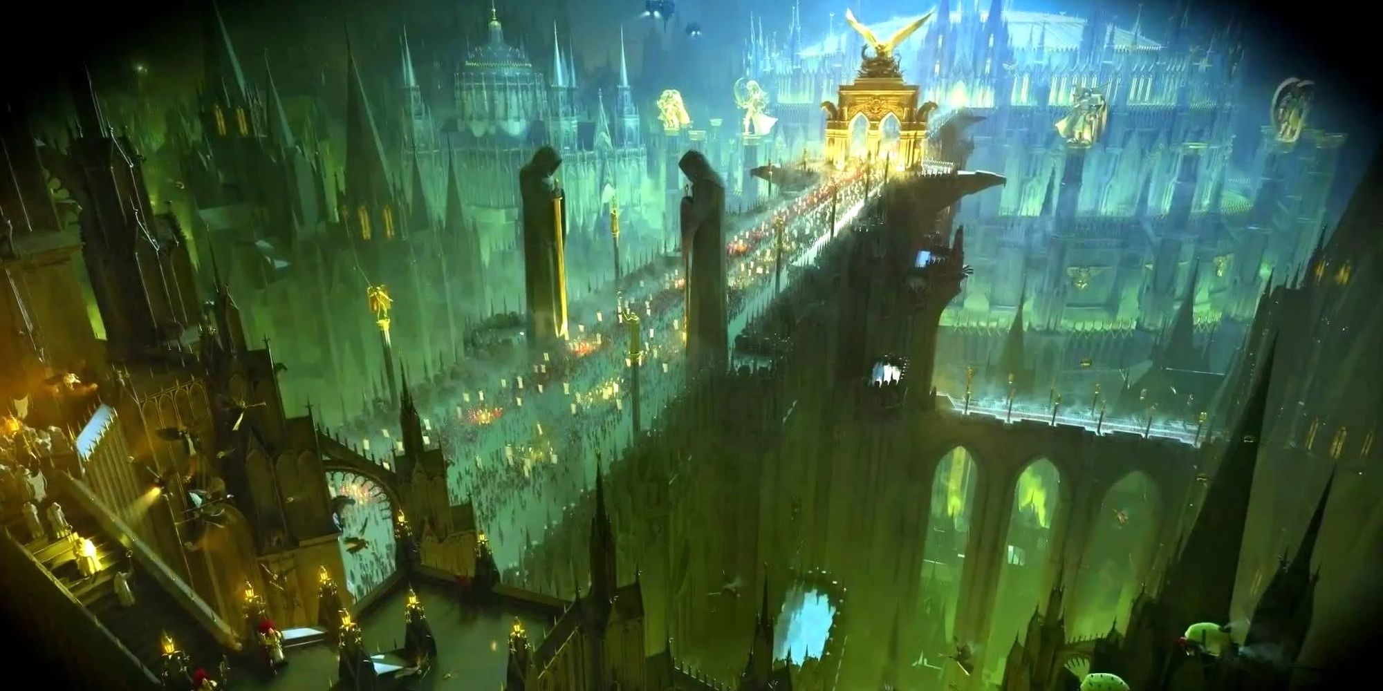 Warhammer 40,000: A Section Of Architecture Of The Imperial Palace