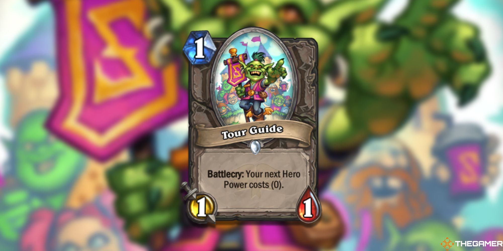 Tour Guide Hearthstone Card-1