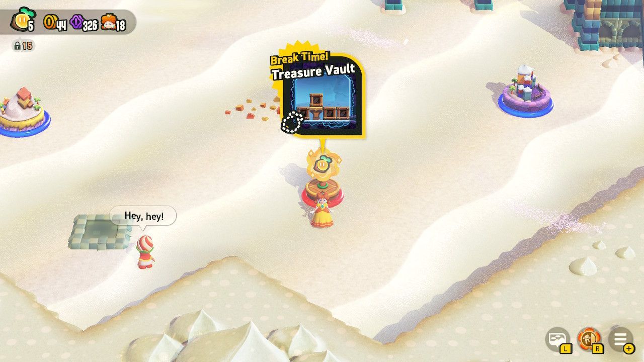 The Treasure Vault Level between the Armads on the Roll and The Desert Mystery levels.