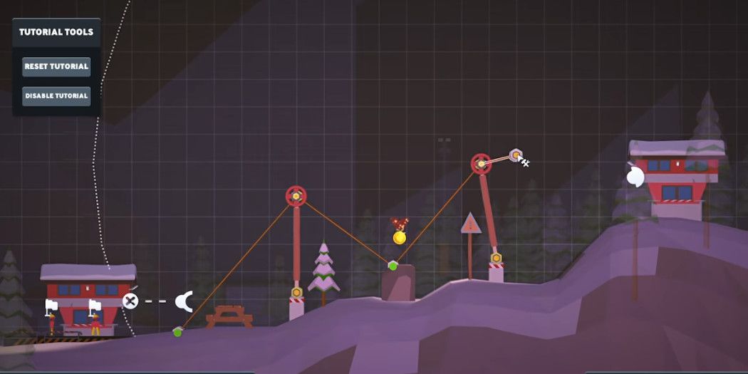 Building a ski lift in When Ski Lifts Go Wrong