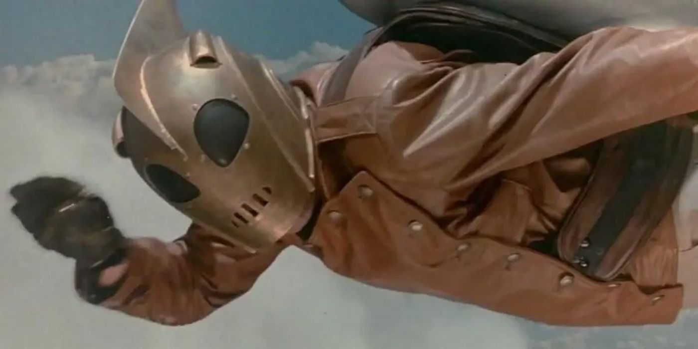 The Rocketeer Flying Through The Sky
