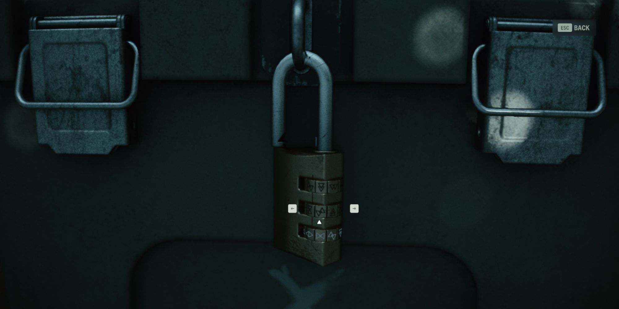 the lock to the first cult stash at Cauldron Lake in Alan Wake 2, open.