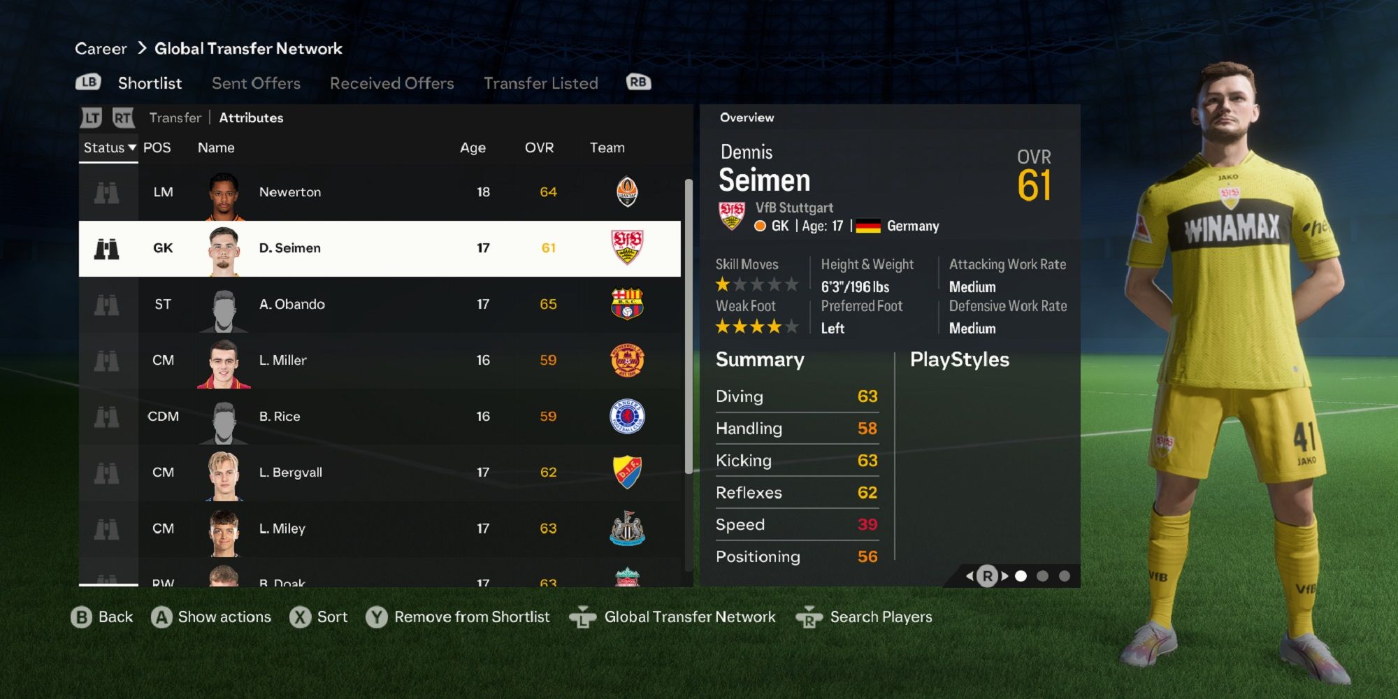 An image of Dennis Seimen in EA Sports FC 24-1