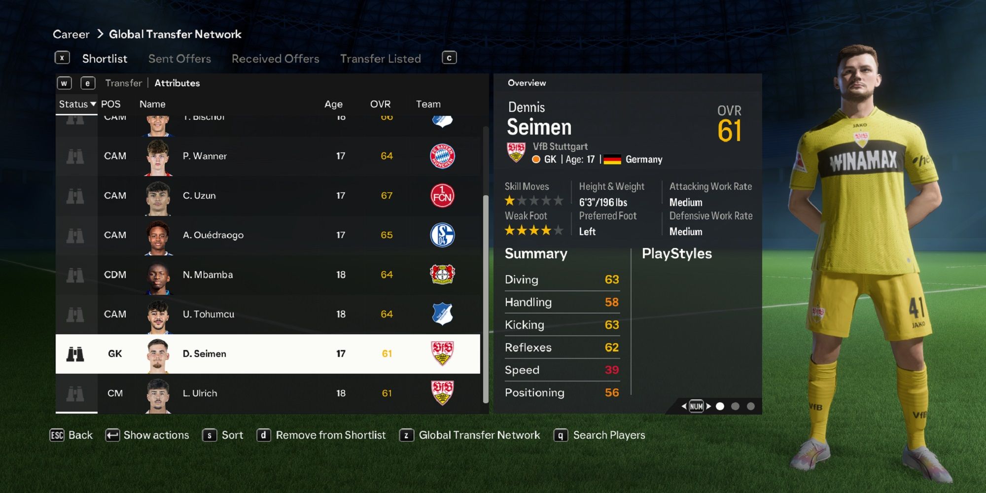 An image of Dennis Seimen in EA Sports FC 24-2