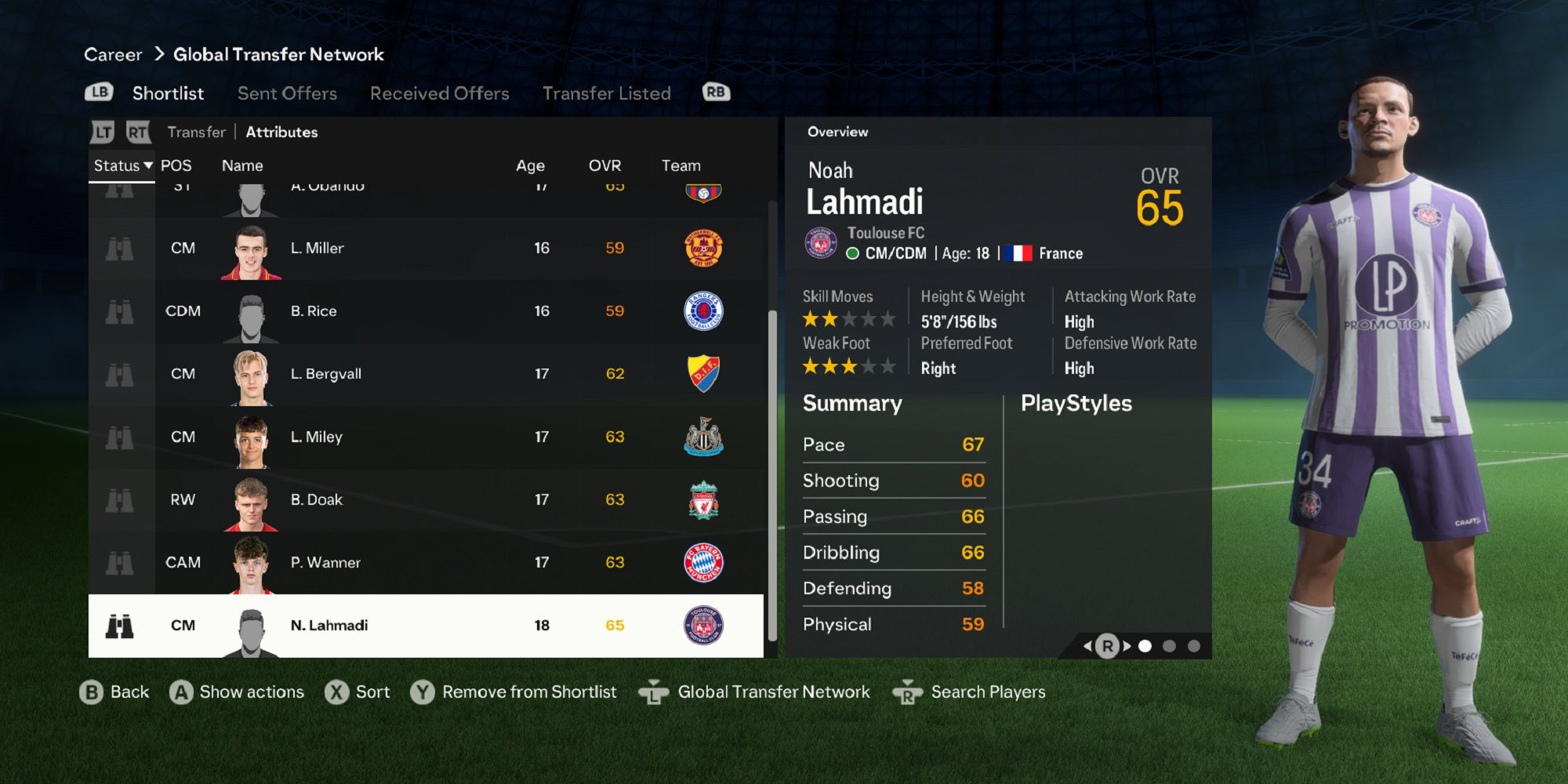 An image of Noah Lahmadi in EA Sports FC 24