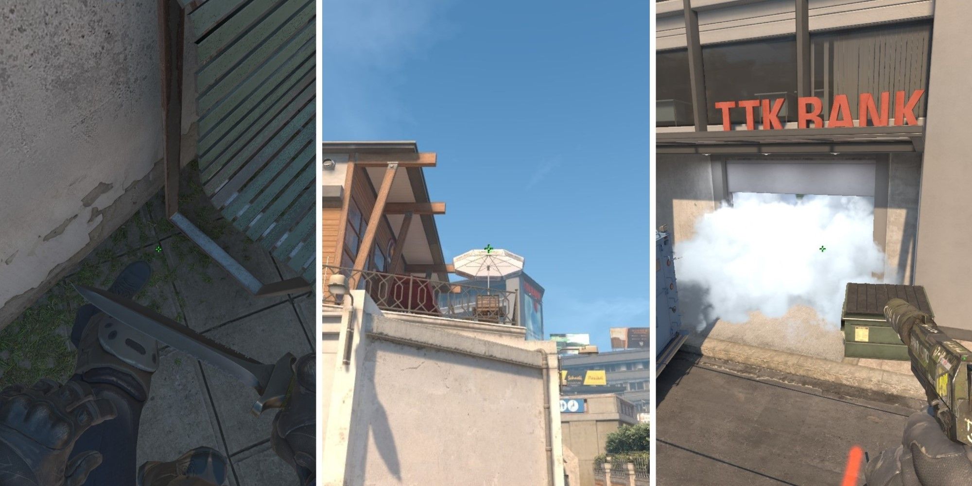 An image of the Bank smoke in CS2