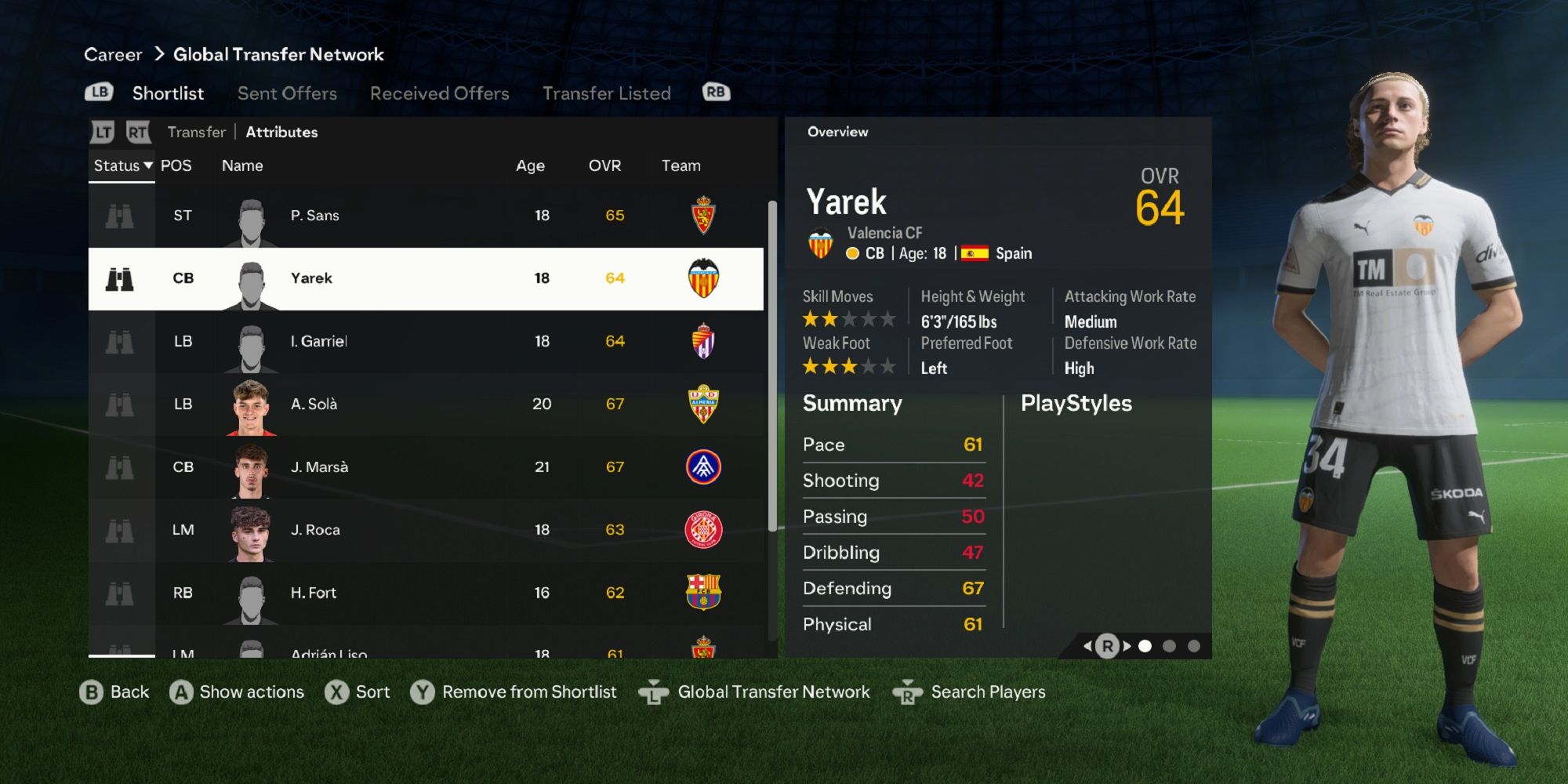 An image of Yarek in EA Sports FC 24