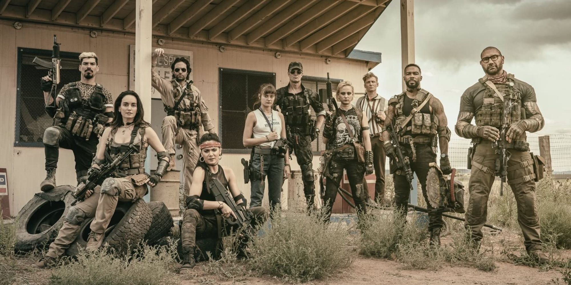 the cast of Netflix's Army of the Dead