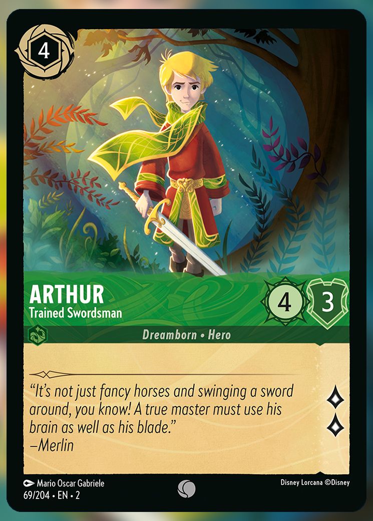 Arthur, Trained Swordsman
