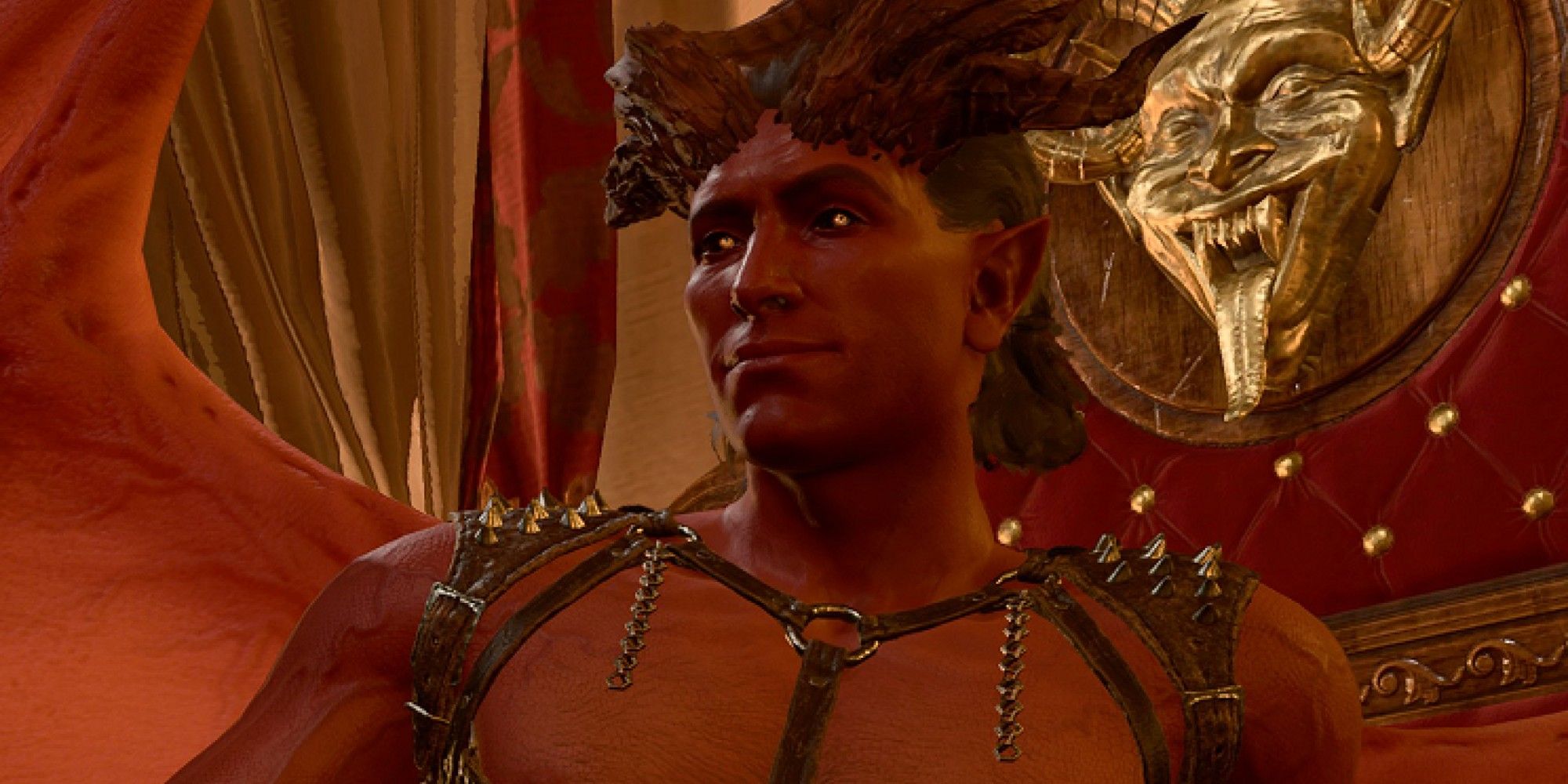 Baldur's Gate 3 player talking to Haarlep