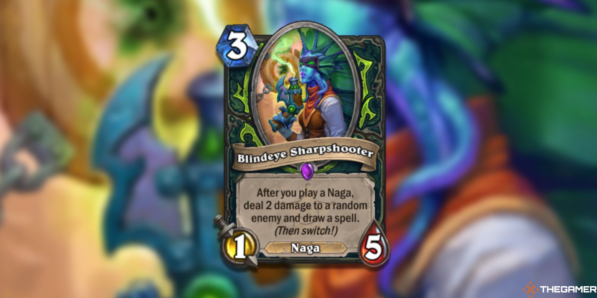 Blindeye Sharpshooter Hearthstone Card