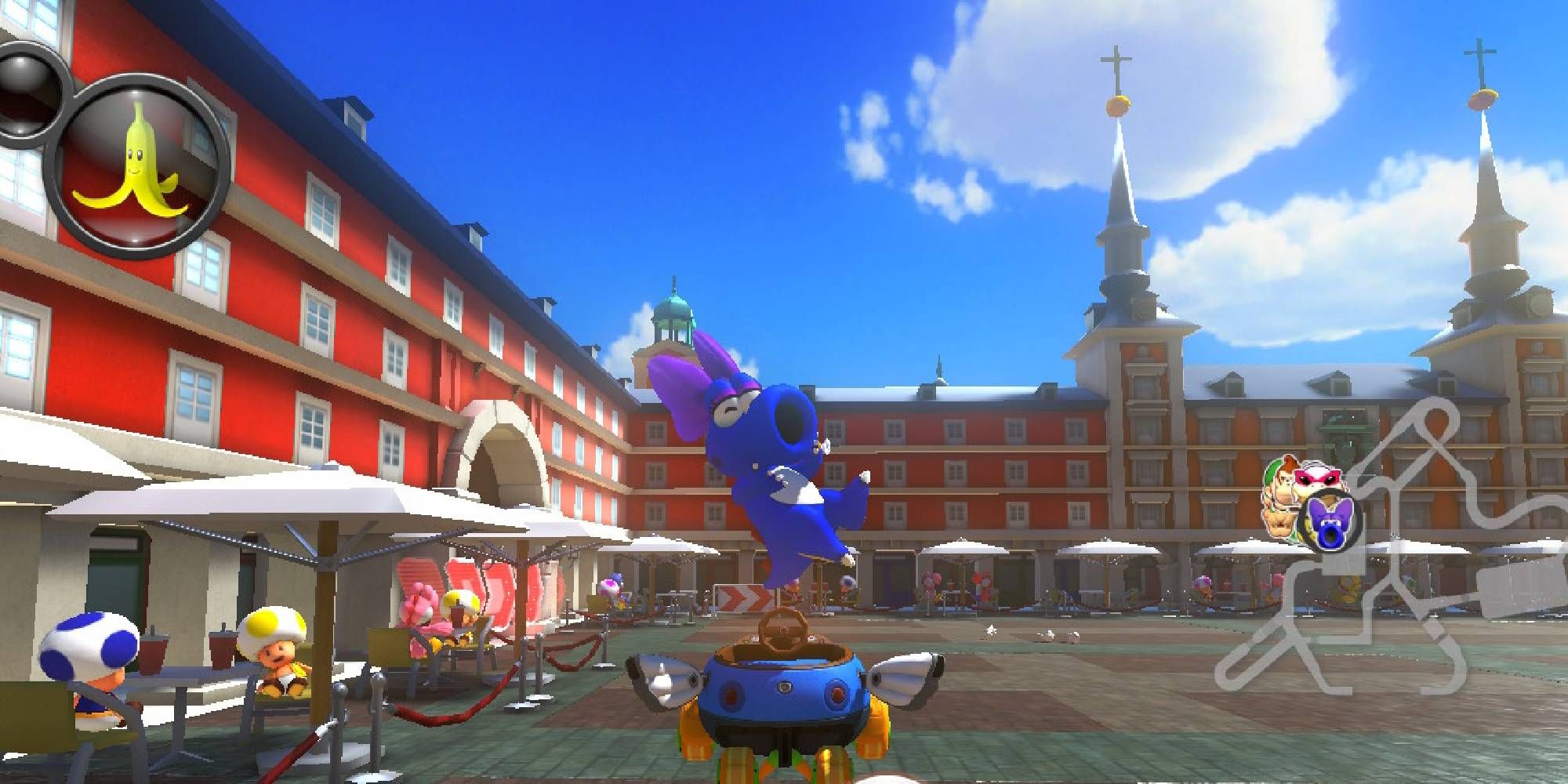 blue birdo tricking in madrid drive tour