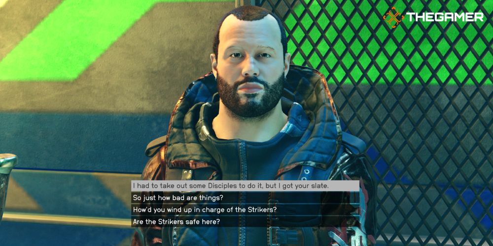 Starfield: talking to Briggs after completing the mission