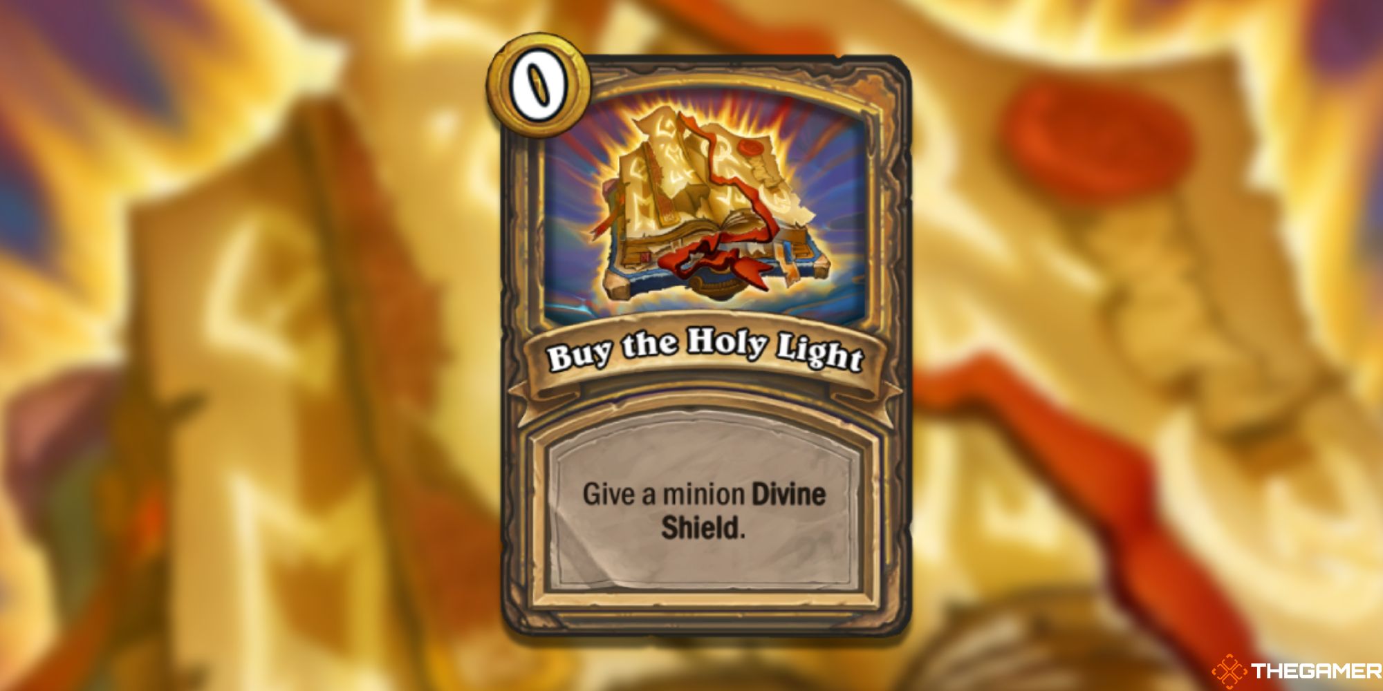 Buy the Holy Light Darkmoon Prize Hearthstone Battlegrounds