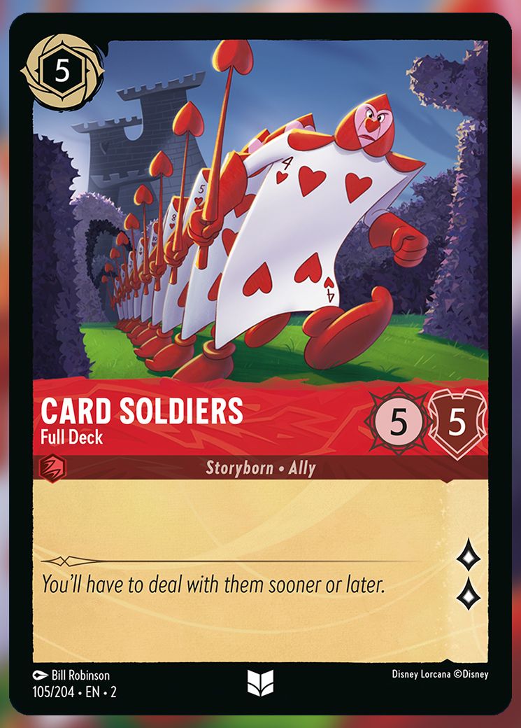 Card Soldiers, Full Deck