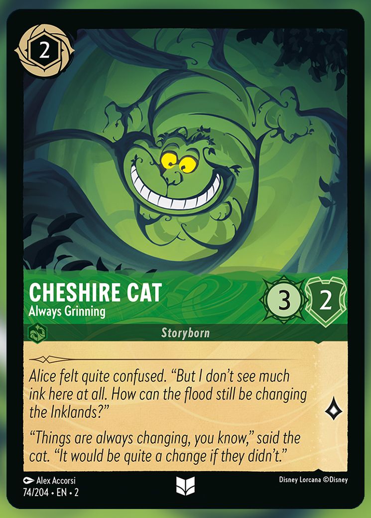 Cheshire Cat, Always Grinning