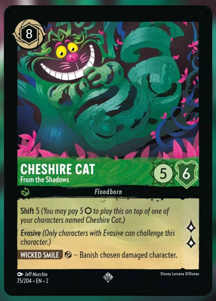 Chesire Cat, From the Shadows Lorcana