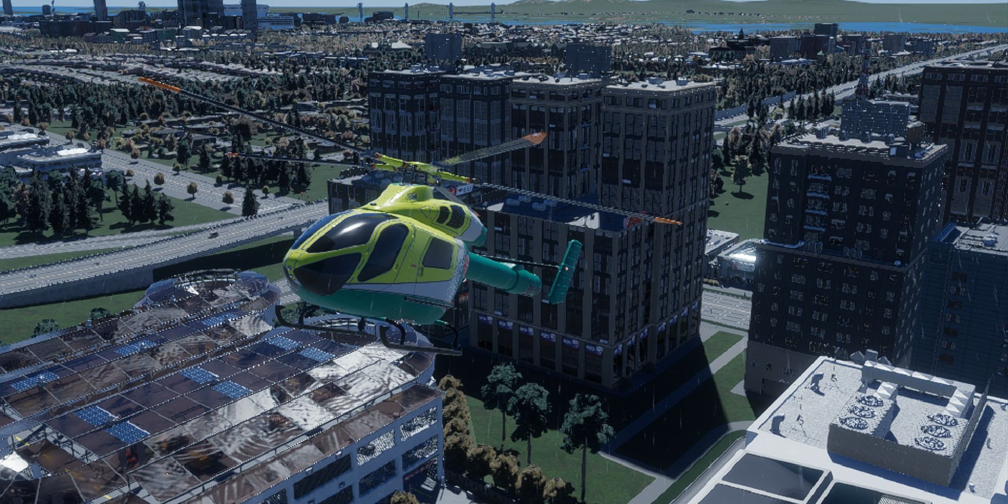 cities skylines 2 medical helicopter