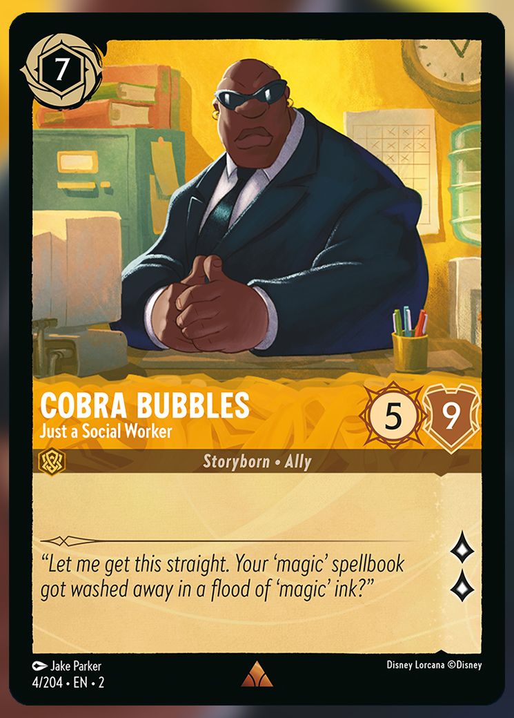 Cobra Bubbles, Just A Social Worker