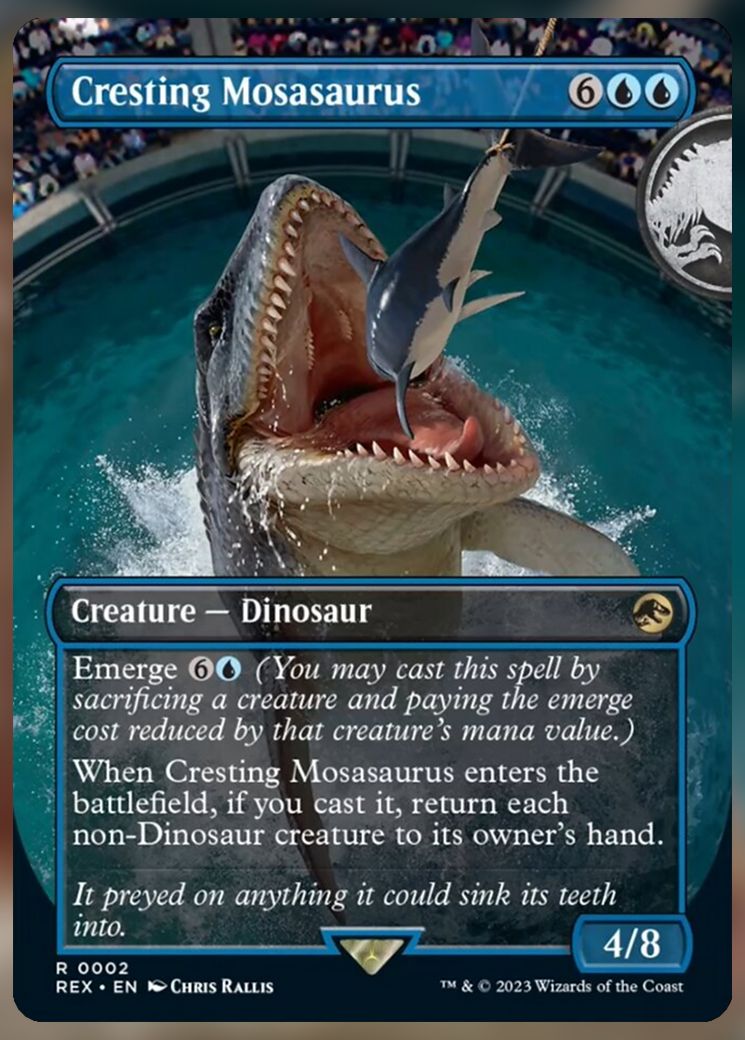 Cresting Mosasaurus