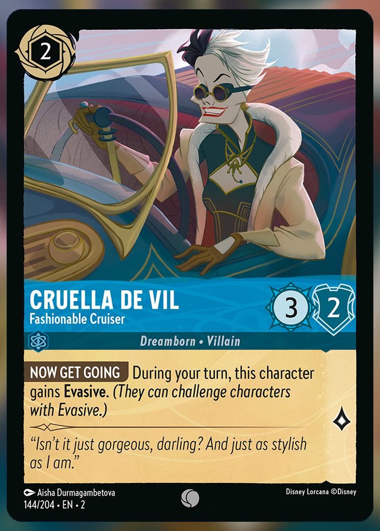 Cruella De Vil, Fashionable Cruiser